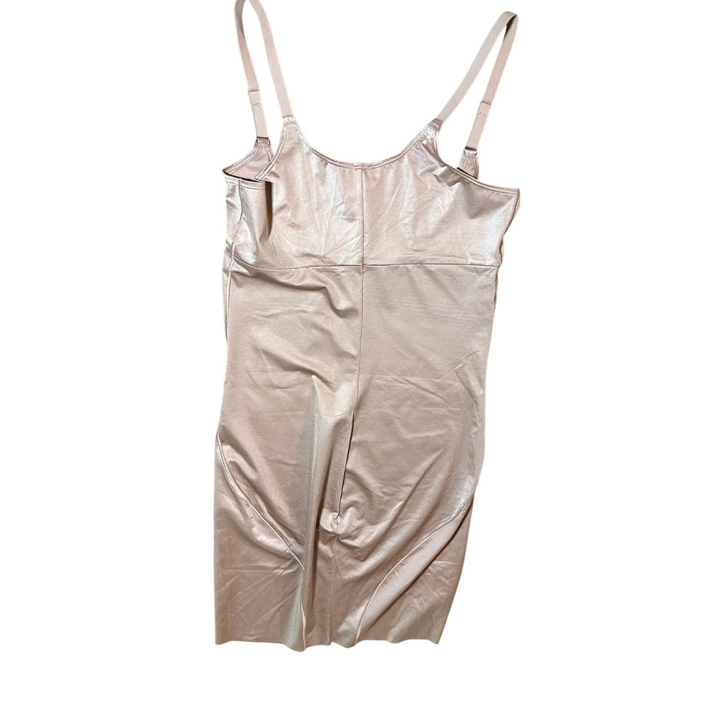 Spanx SmartGrip Slips Full Slip Shapewear Beige Tan Medium Adjustable Straps - Picture 4 of 6